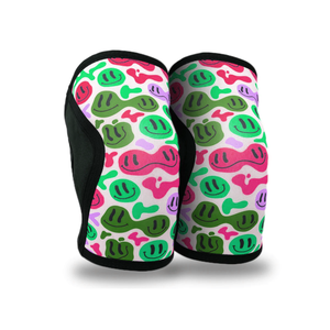 Genouillères en nylon personnalisées, douces, 5 mm, 7 mm, attelle d'entraînement pour la musculation, soulagement de la douleur et protection professionnelle, antidérapantes - Product Image 4