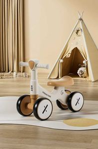 Trottinette d'équilibre sans pédales à quatre roues pour enfants, pour les tout-petits de 1 à 3 ans, trottinette d'apprentissage pour bébé - Product Image 2