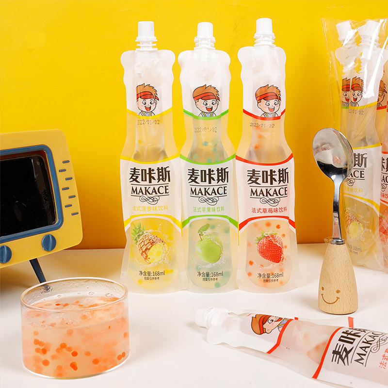 Custom Resealable Flexible Spout Pouch Plastic