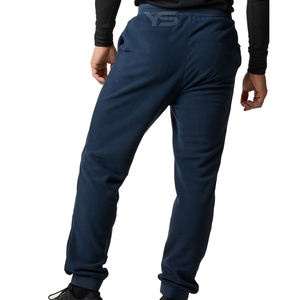 Jogging en polaire décontracté pour hommes, taille moyenne, devant plat, style teint uni, service OEM disponible - Product Image 2
