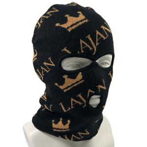 Blank Plain Spojacquardng Face Cover Skimask One Hole Balaclava Ski Prinallogo Solid Color 100% Polyester Unisex Adultes - Product Image 1