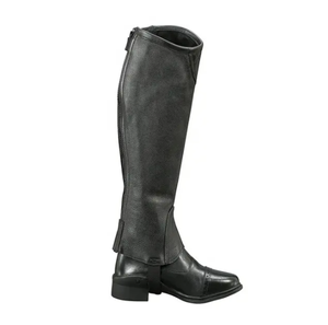 La mejor calidad de cuero genuino para montar a caballo estilo occidental Half Chaps disponibles en todos los colores y tamaños - Product Image 2