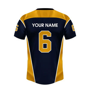 Uniforme de fútbol americano personalizado Camisetas sublimadas transpirables de alta calidad con logotipo Servicio OEM - Product Image 2