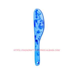 Cuchillo para queso de acero con mango de madera de resina Goldie - Product Image 1