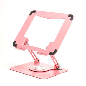 Support d'ordinateur portable ergonomique en aluminium, portable, réglable, pliable, couleur personnalisable, fixation sur table, léger 800g pour - Product Image 5