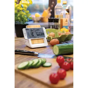 Ontario 10W Supporto di Ricarica Riciclato Sostenibile e Organizer da Scrivania e Cassetto per Gadget Tecnologici - Product Image 3