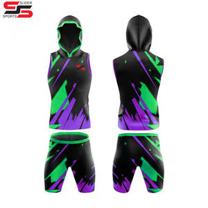 Venta al por mayor último diseño personalizado sublimación 7 V 7 uniforme de fútbol americano juvenil ajuste Regular 7 en 7 conjuntos de uniformes de fútbol - Product Image 1