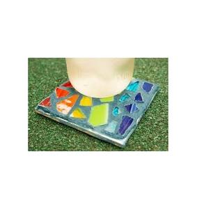 Sous-verre en pierre mosaïque en gros sous-verre de Noël fait à la main Kit de travail du bois pour enfants et Offre Spéciale de taille personnalisée - Product Image 4