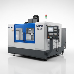 เครื่องกัดซีเอ็นซีแนวตั้งความแม่นยำสูง รุ่น Brother TC-32B BT30 อัตโนมัติ ขนาดกลาง 3 แกน สำหรับงานที่ต้องการความแม่นยำสูง - Product Image 4