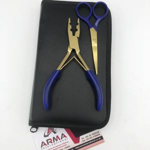 Alicates de extensión de cabello de acero inoxidable multifuncional Herramientas de extensión de cabello sostenibles - Product Image 1