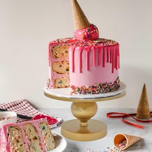 Balance to <b>Tabletop</b> <b>Displays</b> Metal Cake Stand Set Best Showcase for Party Desserts at Festive Occasions Stand at Bulk from India - Product Image 6