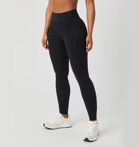 Ensemble de sport sans couture pour femmes en gros, soutien-gorge de sport push-up et leggings taille haute, vêtements de yoga et de fitness - Product Image 4