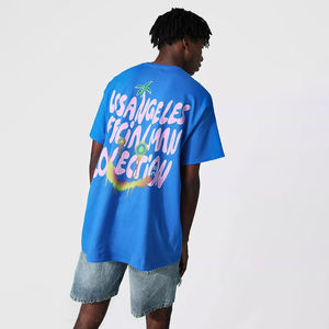 พลัสขนาดผู้ชายเสื้อยืดStreetwearพัฟพิมพ์เสื้อยืดขนาดใหญ่ 100% Cotton Vintageเฮฟวี่เวทกราฟิกเสื้อยืดที่กําหนดเอง - Product Image 2