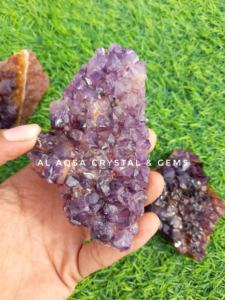 Géodes d'agate naturelle de haute qualité, pierres précieuses, 4-6 pouces, décoration intérieure indienne, cadeaux d'affaires - Product Image 5