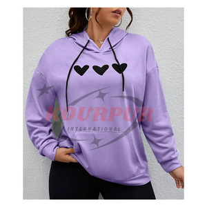 Nouveau sweat à capuche tendance et élégant pour femmes à prix raisonnable avec poches aux couleurs claires - Product Image 5