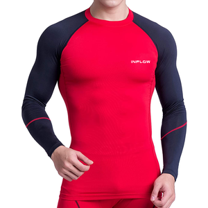 Rashguard unisexe sur mesure à séchage rapide UPF50 antibactérien à manches longues pour MMA, BJJ, compression, natation, surf, aviron - Product Image 1