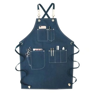 Tabliers de cuisine pour femme, tabliers de serveur personnalisables, tablier en toile pour serveur, tablier de cuisine avec logo personnalisé, tablier de barman - Product Image 2