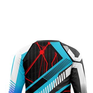 Haute qualité sur mesure hommes à manches longues entraînement t-shirt élastique Spandex O cou Fitness sport t-shirts séchage rapide vêtements de sport - Product Image 5