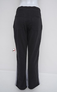 Pantalon évasé de qualité supérieure, logo personnalisé, broderie en détresse uniquement pour les produits prêts à être expédiés] pantalon cargo taille haute à poches - Product Image 6