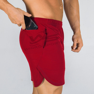 Pantalones cortos deportivos de poliéster y algodón para hombre, Shorts transpirables de secado rápido, el mejor precio - Product Image 4