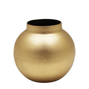 Handmade Modern Aluminum round Flower <b>Vase</b> Brass <b>Gold</b> Color Crystal for Home & Wedding Decoration <b>Floor</b> <b>Vase</b> - Product Image 5