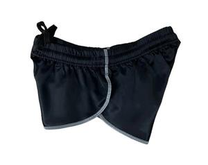 Pantalones Cortos Deportivos Retro de Corte Alto para Hombre y Mujer, Color Sólido, Tejido de Nailon Satinado, Ecológicos, de Secado Rápido, Ropa Deportiva Informal - Product Image 4