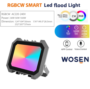 Led Flood Light IP66 không dây IR control Led Ngoài Trời Đèn pha tiết kiệm năng lượng đèn lũ RGB 20W 40W 60W 80W 100W 50 IP67 60 - Product Image 5