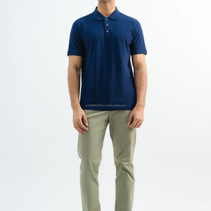 Camisas polo para hombre de alta calidad, manga corta, algodón piqué, nueva llegada. - Product Image 1