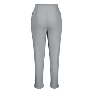 Pantalon de travail élégant pour femmes, décontracté, pour le bureau, skinny, taille haute, lavé, avec poche avant, été - Product Image 6