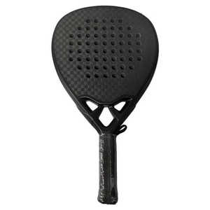 Logo personnalisé directement en usine Raquette de padel rose en fibre de verre de haute qualité pour l'extérieur Raquette de paddle sport souple en EVA - Product Image 6