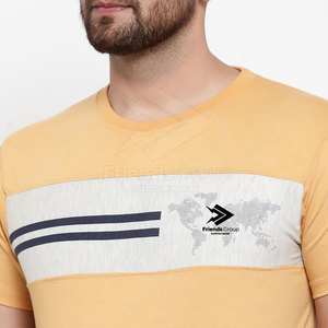 FriendsGroup <b>Men's</b> <b>Yellow</b> Short Sleeve <b>T</b>-<b>Shirt</b> Solid Pattern O-Neck Breathable Oversized Fit Casual Streetwear 100% Cotton - Product Image 6