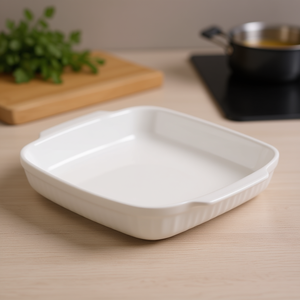 Guardini <b>Ceramic</b> <b>Baking</b> <b>Dish</b> (25x22cm) White COTC22 Premium White <b>Ceramic</b> <b>Baking</b> <b>Dish</b> & Pan - Product Image 3