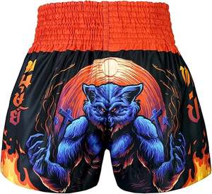 Ropa de artes marciales mixtas con impresión Digital a prueba de encogimiento para adultos, pantalones cortos de lucha MMA profesionales, equipo de juego de lucha elástico de 4 vías - Product Image 1