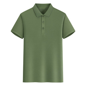 Camiseta polo de manga corta con logotipo personalizado OEM, diseño bordado impreso, 100% poliéster, color sólido, solapa, publicitaria - Product Image 4