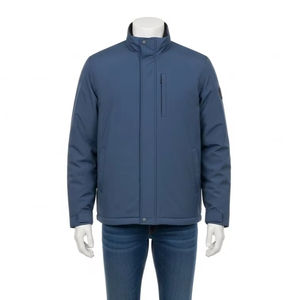 Veste de randonnée d'hiver réversible pour homme grande taille, col montant, chaude, confortable, imperméable, vêtements décontractés d'extérieur, col montant - Product Image 3