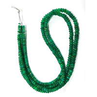Opale verte naturelle 5x3mm - 4x2mm perles lisses, perles de pierres précieuses opale ordinaire, opale éthiopienne 17 pouces pour bijoux