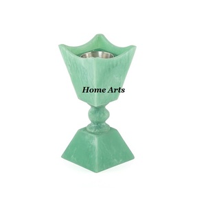 Quemador de incienso Bakhoor de resina de Color Beige hecho a mano, tamaño y forma personalizados, Mabkhar decorativo para el hogar en India - Product Image 2