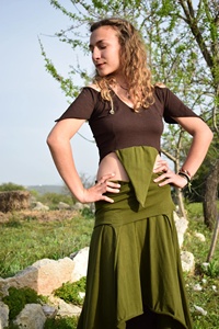 Backless Fairy <b>Top</b> Boho <b>Festival</b> Outfit Lightweight Bohemian Summer Wear Crop <b>Top</b> Gift for Her - Product Image 3