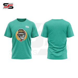 เสื้อยืดคอกลมพิมพ์ลายคุณภาพสูงแบรนด์ดีไซเนอร์ลำลองสีทึบแขนสั้นระบายอากาศได้ดีเสื้อผู้ชายสุดเท่ - Product Image 6