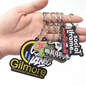 Porte-clés en caoutchouc PVC 2025 tendance avec style de dessin animé Kawaii sur mesure pour les cadeaux et les événements - Product Image 2