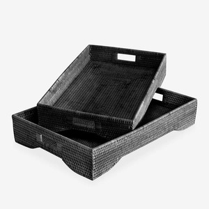 Best New Collection Bamboo Rattan Fruit Candle <b>Trays</b> Serving Storage <b>Trays</b> Customize Size Color <b>Kitchen</b> <b>Tray</b> Organizer - Product Image 2