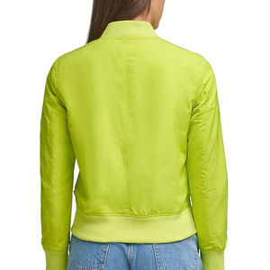 Vente en gros de veste universitaire pour femmes de haute qualité bombardier surdimensionné veste de baseball broderie personnalisée vêtements d'extérieur Letterman dames - Product Image 3