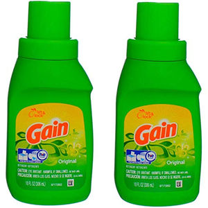 Detergente para Ropa Gain Original, Dos Envases de 10 Onzas Botellas - Product Image 1