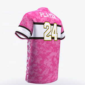 Vêtements de baseball vierges de chemise uniformes de conception de maillots personnalisés Vente en gros Logo personnalisé Maillot de baseball pour jeunes respirant - Product Image 4