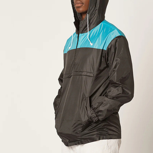 Veste coupe-vent légère à demi-zip de haute qualité, 100% polyester, sur mesure pour hommes - Product Image 3