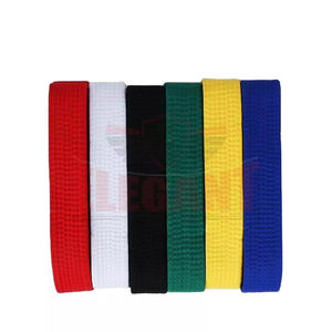 Ceinture de karaté avec logo personnalisé, vêtements de haute qualité pour les arts martiaux, vêtements d'entraînement de taekwondo pour hommes, 100% coton - Product Image 1