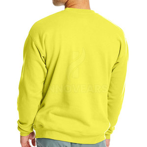 เสื้อสเวตเตอร์คอกลมของผู้ชายผ้าฝ้ายแฟชั่นล่าสุดพิมพ์ลายสีพื้นแบบสวมหัวสำหรับฤดูหนาว - Product Image 4