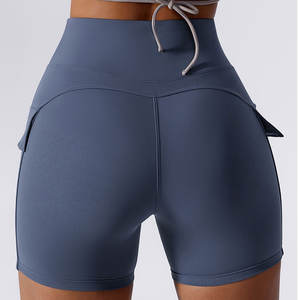 2023 <b>Women's</b> Regular Fit Mid Waist Yoga <b>Overalls</b> Pockets Spandex/Polyester Breathable Windproof Quick Dry Customizable Running - Product Image 3