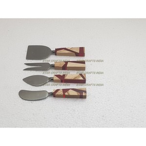 Top Quality Indian Company STAR <b>CRAFT</b> INDIA Stainless Steel Silver Cutlery & Resin Hand for Kitchen Hotels Restaurant - Product Image 4