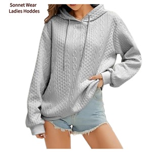 Sudaderas con Capucha para Mujer, Sudaderas de Forro Polar, Suéteres de Manga Larga, Ropa de Otoño e Invierno - Product Image 3